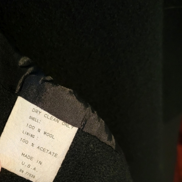 Stephanie Mathews Wool Coat Womens Size M/L 8/10 Fully Lined Wool Peacoat - Picture 10 of 16